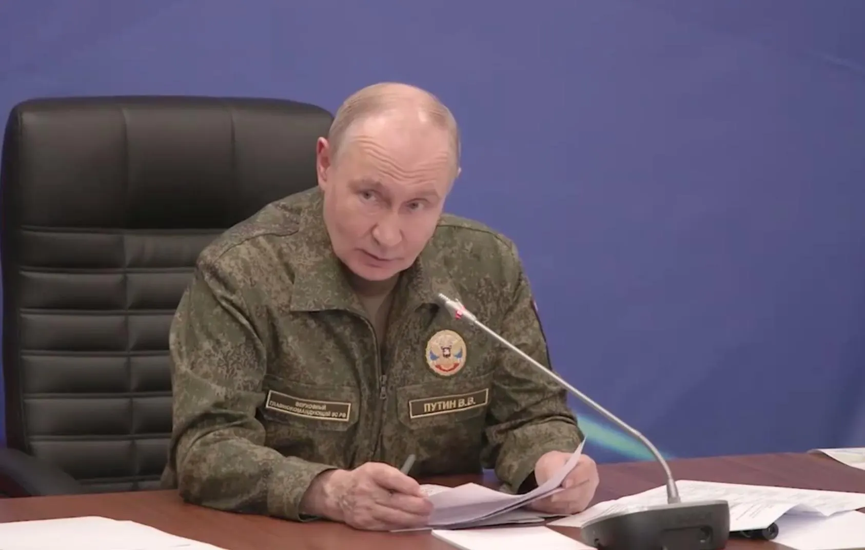 По словам президента, российские вооружённые силы взяли под контроль Константиновку в Донецкой народной республике.