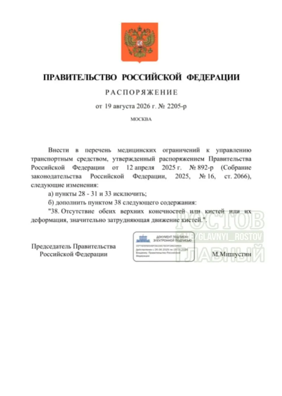 Уточнены противопоказания и расширяются возможности безопасного вождения для граждан с ограниченными возможностями.