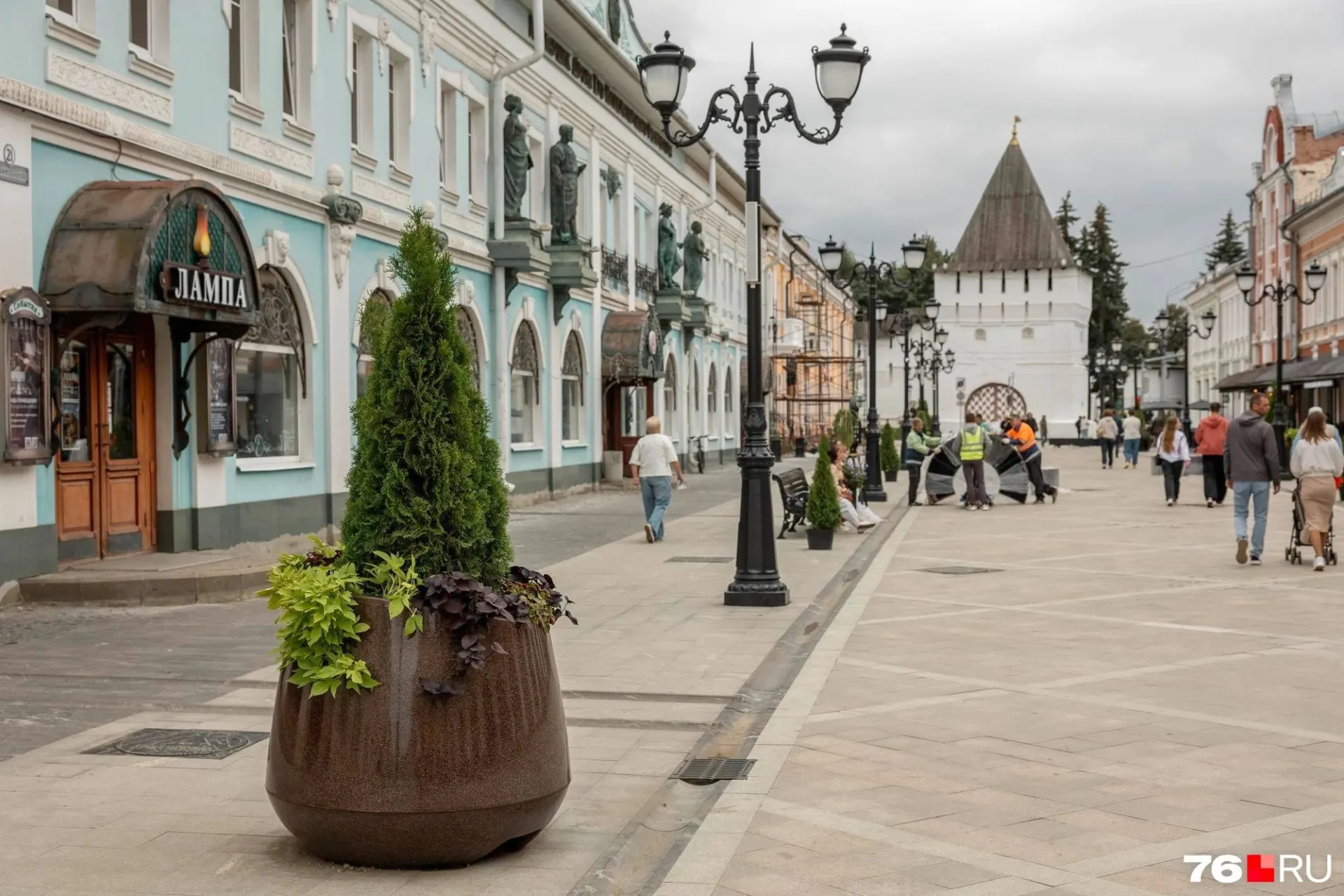 В&nbsp;Ярославле завершается создание единой пешеходной зоны в&nbsp;центре города