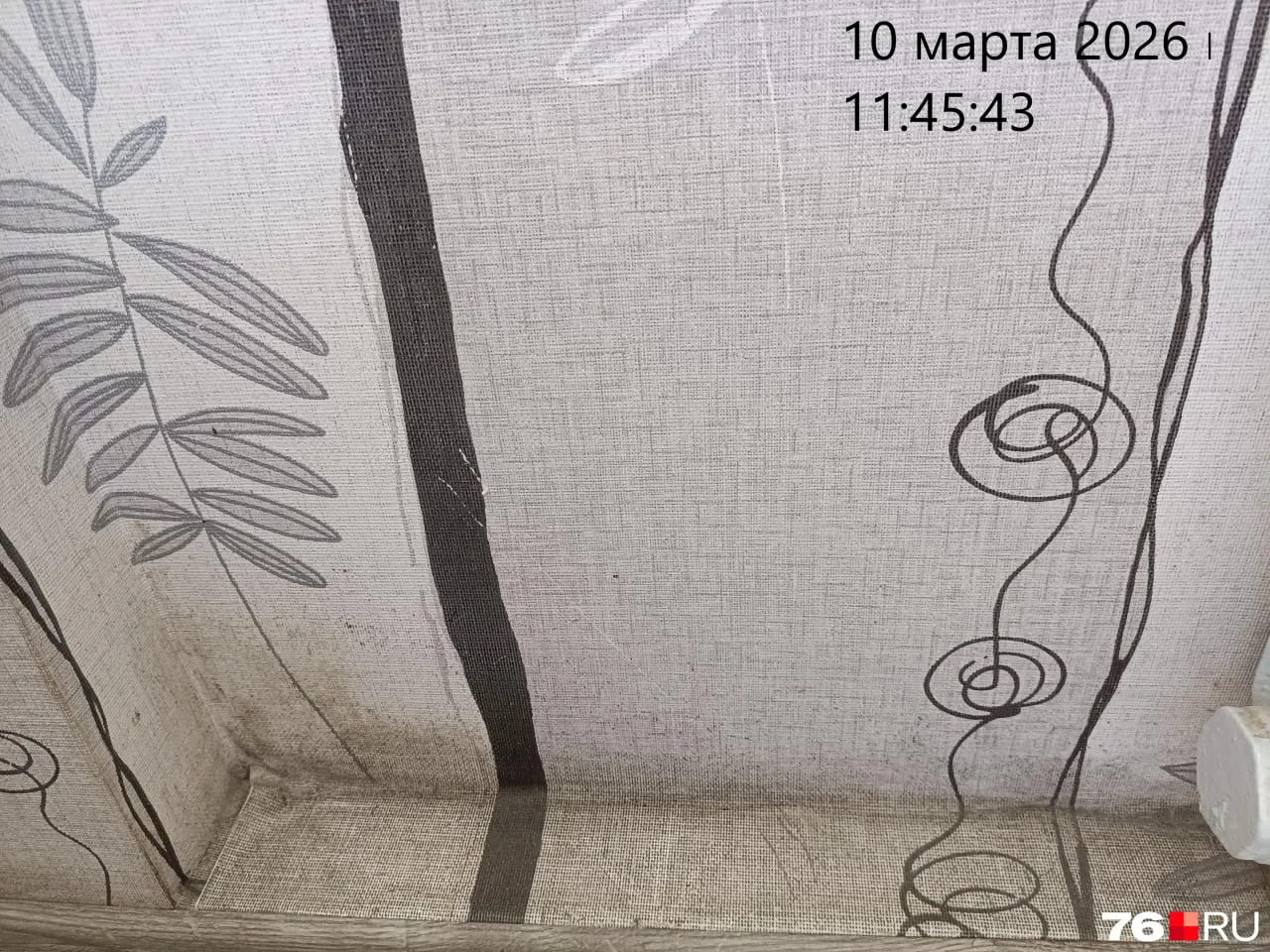 Жильцы пятиэтажного кирпичного дома во Фрунзенском районе жалуются на влажность и плесень, особенно в нижних подъездах на склоне.